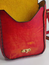 Handmade Latigo Crossbody / Shoulder Bag - Hand-dyed, hand-stitched