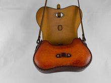 Latigo Leather Crossbody / Shoulder Bag - Hand-dyed, hand-stitched